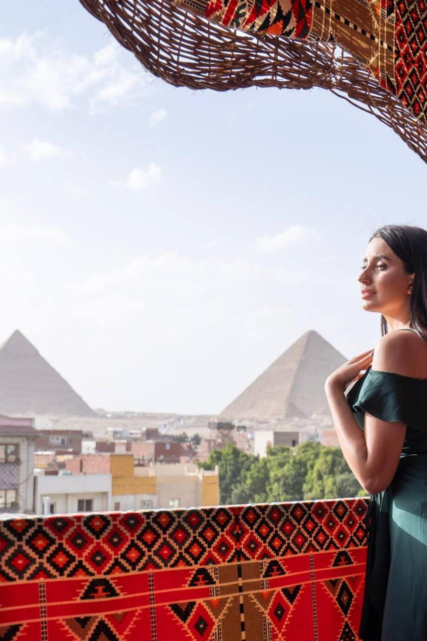 Majestic View Pyramids Inn Kafret el-Gabal Esterno foto
