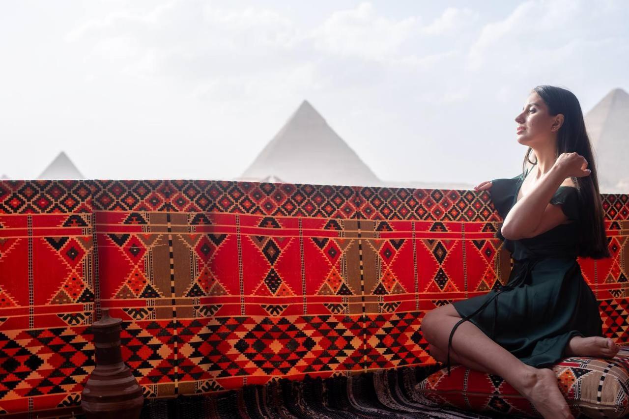 Majestic View Pyramids Inn Kafret el-Gabal Esterno foto